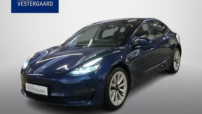 Brugt Tesla Model 3 Long Range AWD 366 kW (498 HK) 2022 Blå Sedan