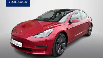 Rød Brugt 2023 Tesla Model 3 Long Range AWD Sedan | 244.000 kr. (Super pris)
