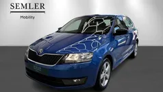 Blåmetal Brugt 2015 Skoda Rapid Ambition Hatchback | 99.900 kr. (Super pris)