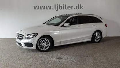 Hvidmetal Brugt 2015 Mercedes C220 AMG line Stationcar | 209.800 kr. (Lidt for dyr)