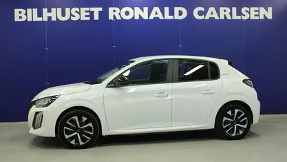 Brugt Peugeot e-208 Style 100 kW (136 HK) 2025 Hvid Hatchback