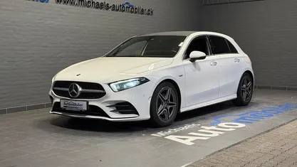 Brugt Mercedes A200 AMG line 150 HK (110 kW) 2019 Hvid Hatchback