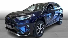 Dark blue/attitude black Brugt 2021 Toyota RAV4 Hybrid H3 Style SUV | 379.900 kr. (Fair pris)