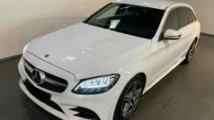 Hvid Brugt 2019 Mercedes C220 AMG line Stationcar | 219.900 kr. (Super pris)