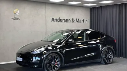 Sort Brugt 2022 Tesla Model Y Performance SUV | 293.900 kr. (Fair pris)
