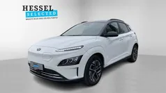 Chalk white / phantom black Brugt 2021 Hyundai Kona Premium SUV | 184.900 kr. (Fair pris)