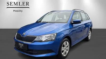 Blåmetal Brugt 2018 Skoda Fabia Ambition Stationcar | 109.900 kr. (Fair pris)
