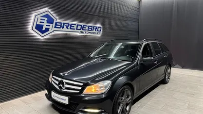 Brugt Mercedes C220 AMG line 170 HK (125 kW) 2012 Sort Stationcar