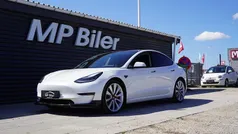Hvid Brugt 2019 Tesla Model 3 Performance Sedan | 179.700 kr. (Fair pris)