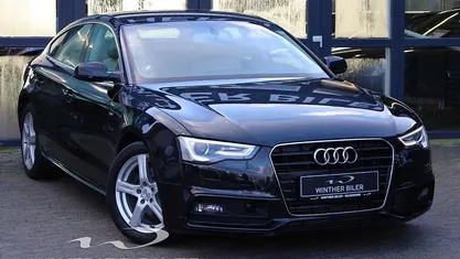 Sort Brugt 2016 Audi A5 Sportback S-Line Hatchback | 99.900 kr. (Fair pris)