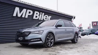 Brugt Skoda Superb SportLine 218 HK (160 kW) 2020 Koksmetal Stationcar
