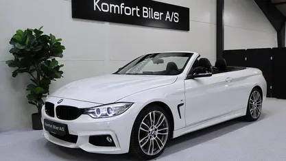 Hvid Brugt 2015 BMW 420 M Sport Cabriolet | 299.900 kr. (Super pris)