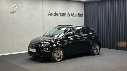Sort Brugt 2024 Fiat 500e Icon Cabriolet | 182.500 kr. (Dyr)