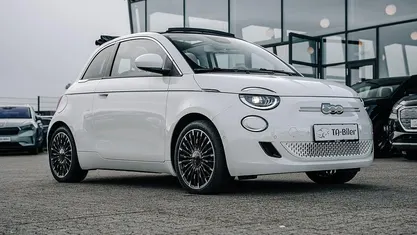 Brugt Fiat 500e La Prima 86 kW (118 HK) 2023 Hvid Cabriolet