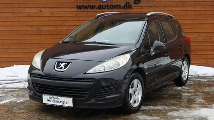 Brugt Peugeot 207 Comfort plus 90 HK (66 kW) 2010 Sortmetal Stationcar