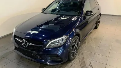 Blåmetal Brugt 2021 Mercedes C300e Stationcar | 244.900 kr. (Super pris)