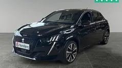 Sort Brugt 2021 Peugeot e-208 GT Hatchback | 144.500 kr. (Fair pris)