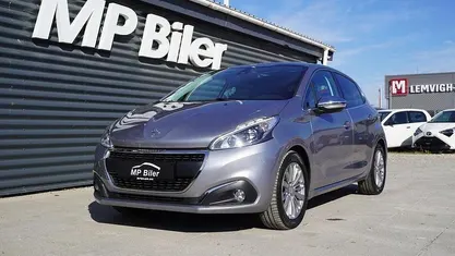 Sølvmetal Brugt 2019 Peugeot 208 Allure Sky Hatchback | 99.700 kr. (Fair pris)
