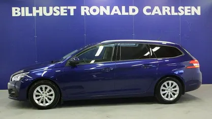 Brugt Peugeot 308 Style 130 HK (95 kW) 2019 Blåmetal Stationcar