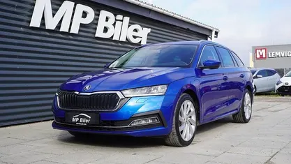 Brugt Skoda Octavia 204 HK (150 kW) 2022 Blå Stationcar