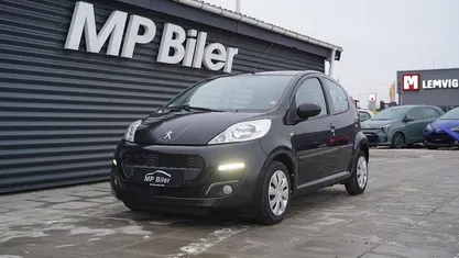 Brugt Peugeot 107 68 HK (50 kW) 2014 Sortmetal Hatchback