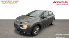 Sort Brugt 2018 Citroën C3 PureTech Hatchback | 74.900 kr. (Super pris)