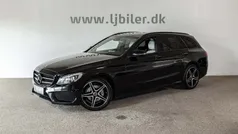 Sort Brugt 2017 Mercedes C220 AMG line Stationcar | 189.800 kr. (Fair pris)