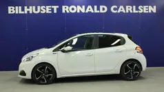 Hvid Brugt 2018 Peugeot 208 Signature Sky Hatchback | 77.900 kr. (Fair pris)