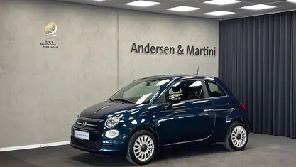 Brugt Fiat 500 Lounge 69 HK (50 kW) 2020 Blå Hatchback