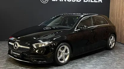 Brugt Mercedes A200 AMG line 150 HK (110 kW) 2020 Sort Sedan