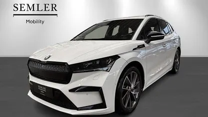 Brugt Skoda Enyaq iV SportLine 131 kW (179 HK) 2023 Hvidmetal SUV