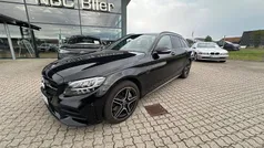 Sortmetal Brugt 2021 Mercedes C300e AMG line Stationcar | 354.780 kr. (Super pris)
