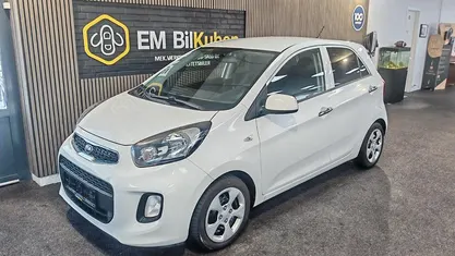 Hvid Brugt 2015 Kia Picanto Active Hatchback | 44.900 kr. (Fair pris)