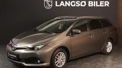 Champagnemetal Brugt 2017 Toyota Auris Hybrid Comfort Stationcar | 124.500 kr. (Fair pris)