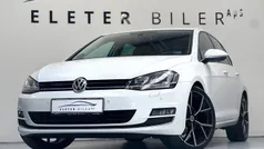 Hvid Brugt 2013 VW Golf VII Highline Hatchback | 89.900 kr. (God pris)