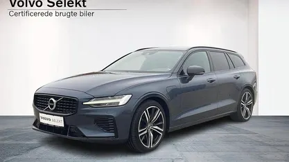 Blåmetal Brugt 2021 Volvo V60 R-Design Stationcar | 348.900 kr. (Fair pris)