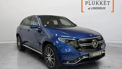 Blåmetal Brugt 2022 Mercedes EQC400 AMG line SUV | 379.900 kr. (Fair pris)