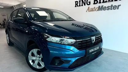 Brugt Dacia Sandero Essentiel 90 HK (66 kW) 2021 Blå Hatchback