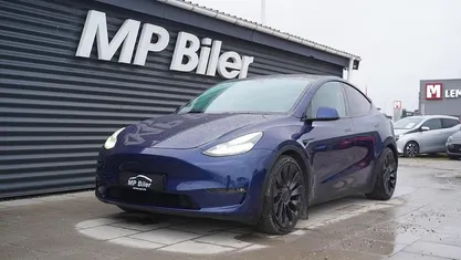 Blå Brugt 2023 Tesla Model Y Performance SUV | 289.700 kr. (Fair pris)
