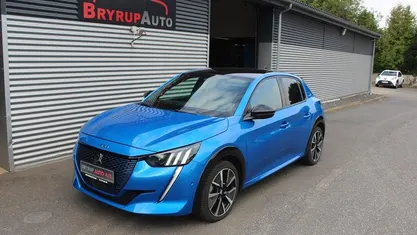Blåmetal Brugt 2021 Peugeot e-208 GT Hatchback | 119.900 kr. (God pris)