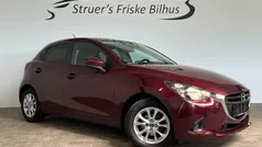 Deep crimson mc Brugt 2018 Mazda 2 Hatchback | 117.900 kr. (Fair pris)