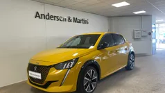 Gul Brugt 2021 Peugeot e-208 GT Hatchback | 128.800 kr. (God pris)