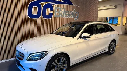 Brugt Mercedes C200 184 HK (135 kW) 2018 Hvid Stationcar