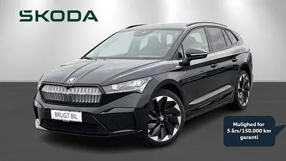 Brugt Skoda Enyaq iV SportLine 210 kW (286 HK) 2024 Sortmetal SUV