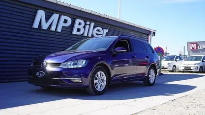 Blåmetal Brugt 2019 VW Golf Comfortline Stationcar | 99.900 kr.