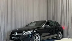 Sortmetal Brugt 2015 Mercedes C220 AMG line Stationcar | 174.900 kr. (Fair pris)