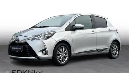 Brugt Toyota Yaris T2 111 HK (81 kW) 2017 Ultra silver Hatchback