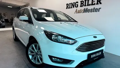 Hvid Brugt 2015 Ford Focus Titanium Stationcar | 64.800 kr. (Fair pris)