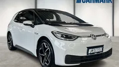 Hvid Brugt 2021 VW ID.3 Pro Performance Hatchback | 159.600 kr. (God pris)
