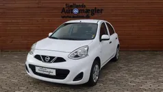 Hvid Brugt 2016 Nissan Micra Visia Hatchback | 50.000 kr. (Fair pris)